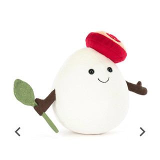 Jellycat 英國正版 Amuseables Mozzarella 趣味莫札瑞拉起司 安撫娃娃 🧀💖