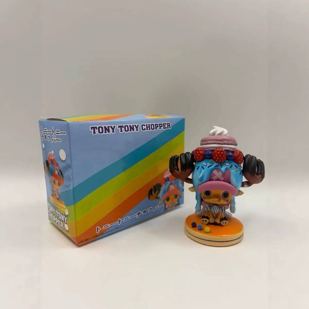 現貨❗️海賊王 喬巴 棉花糖喬巴  甜點喬巴  盒裝手辦 擺飾模型 PVC公仔 蛋糕島 托尼托尼喬巴 可愛收藏擺件 禮物