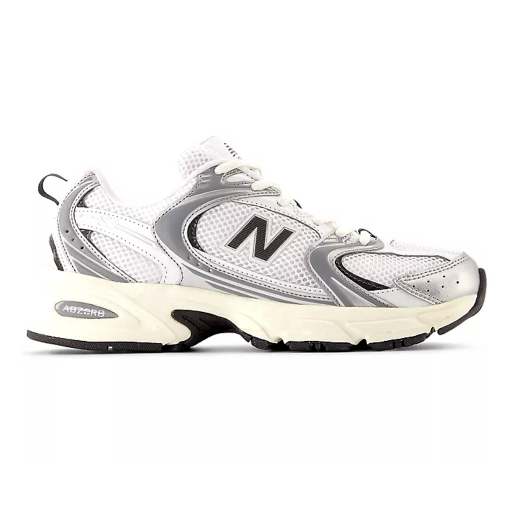 New Balance 530 復古休閒鞋 男女 白銀色_U530ESA-D