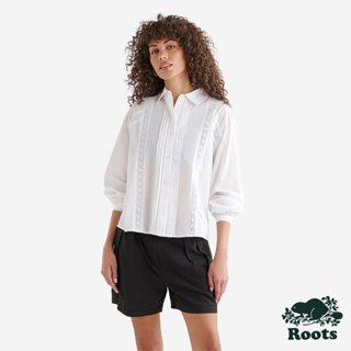 Roots 女裝- LAUREL FEMME平織長袖上衣