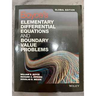 Elementary Differential Equations and Boundary Value Problem