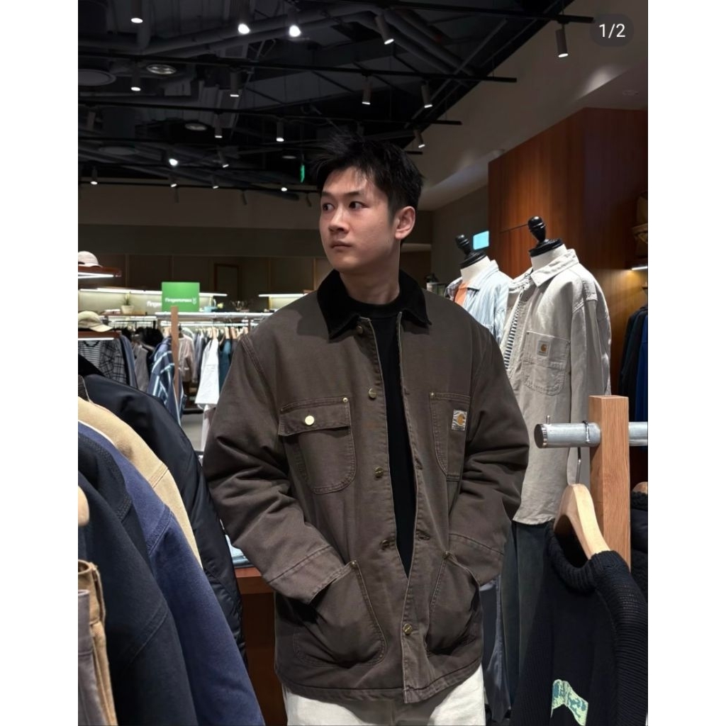 2025秋冬 Carhartt WIP Michigan Coat 密西根 外套 S號 XS號 煙草色