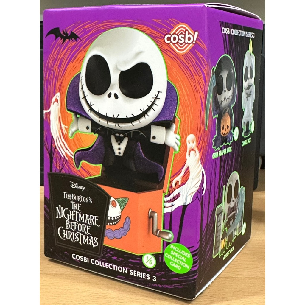【現貨-布偶市集】6+1隱藏款 迪士尼 COSBI 聖誕夜驚魂系列 第三彈 傑克 零零 萬聖節 聖誕節 禮物