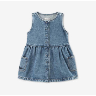 Roots 小童-DENIM TANK 牛仔洋裝(藍色)
