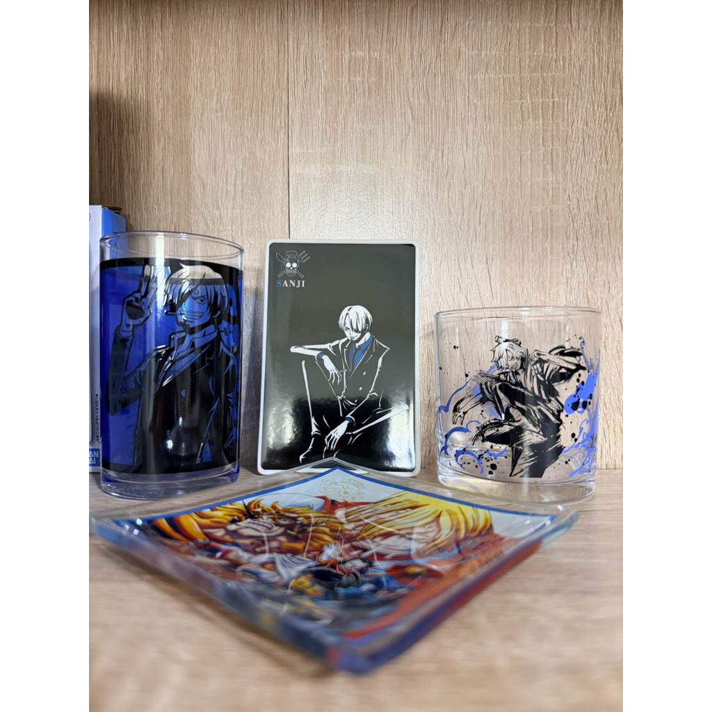 全新多款香吉士一番賞杯子&碟子+二手海賊王中華美食街盒玩香吉士款