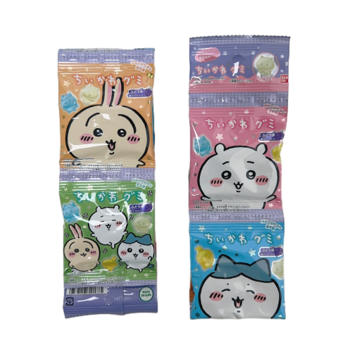 日本 Chiikawa 吉伊卡哇4連造型軟糖 吉伊卡哇 QQ糖