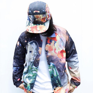 RIPNDIP GALACTICA COACH JACKET 教練外套 防風夾克 中指貓 台灣總代理-ALL