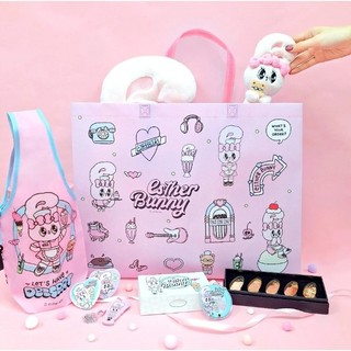 【全新現貨】艾絲樂小兔 Esther Bunny💗正版授權💗環保購物袋 艾絲樂小兔購物袋 手提袋 購物袋 環保袋 大容量