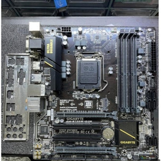 技嘉 GA-B150M-D3H 1151腳位 B150晶片 DDR4 SATA3 M.2插槽(拆機板)