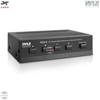 Pyle 美國 派爾 PSS4 4 通道 立體聲 揚聲器 喇叭 選擇器 分割槽 切換器