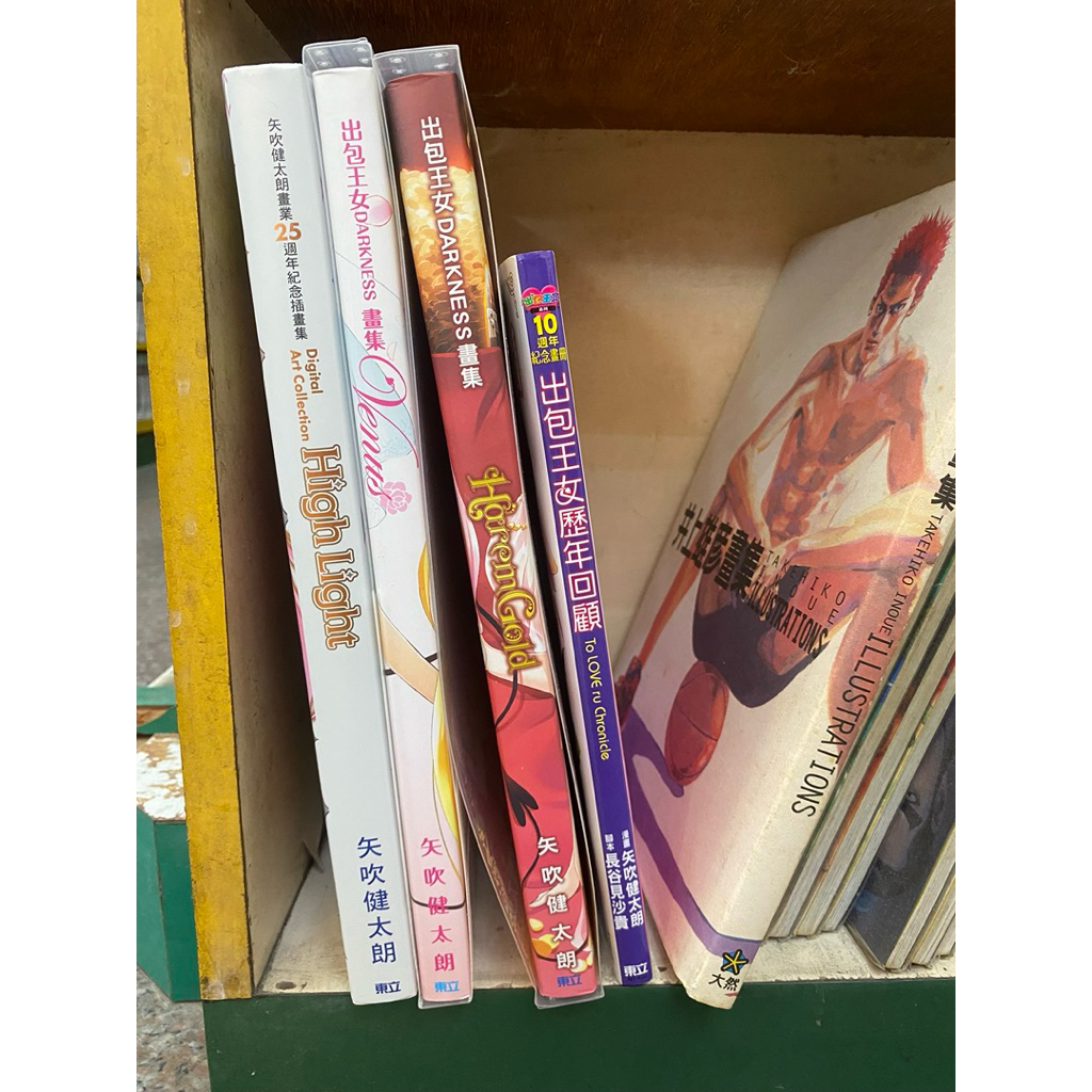 自有書書況佳 出包王女DARKNESS畫集 10週年紀念畫冊/HaremGold/25週年紀念版/HighLight 無章釘 D3