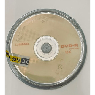 RITEK DVD+R16X/4.7GB/120MIN空白燒錄光碟片 10片桶裝