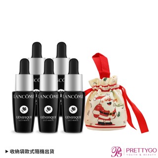 LANCOME 蘭蔻 超極限肌因賦活露聖誕限量組[賦活露(7ml)X5+聖誕收納袋]-聖誕交換禮物【美麗購】