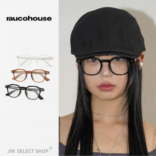 【JIN】新品預購 🇰🇷韓國 Raucohouse 小金屬方圓菱角框 造型鏡框 G16 （可換鏡片附盒）透明鏡框 方圓框