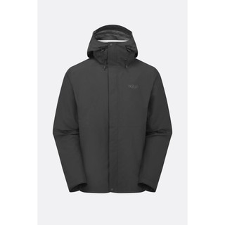 Rab Downpour Waterproof Jacket 男款防風防水連帽外套 黑色 QWI-06-BLK