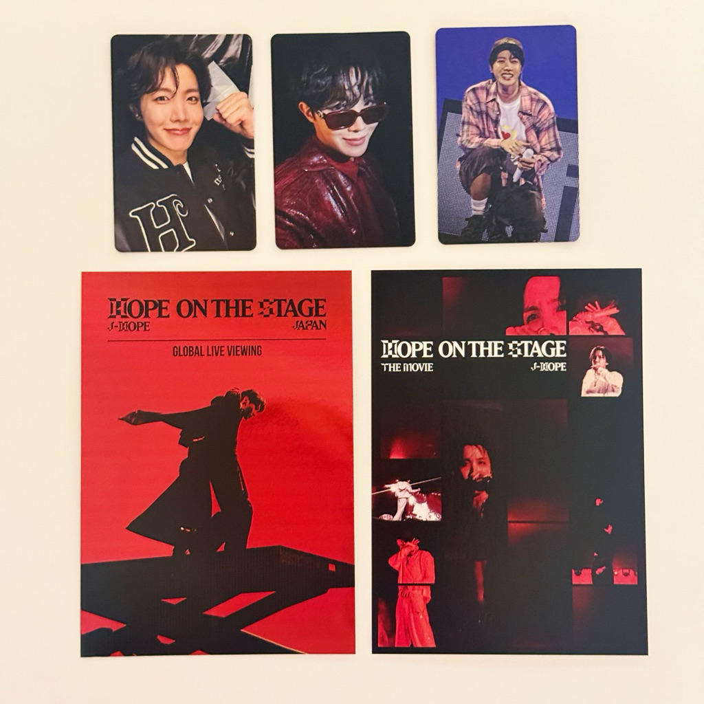 𝗷-𝗵𝗼𝗽𝗲 𝗧𝗼𝘂𝗿 𝗛𝗢𝗣𝗘 𝗢𝗡 𝗧𝗛𝗘 𝗦𝗧𝗔𝗚𝗘 𝗧𝗛𝗘 𝗠𝗢𝗩𝗜𝗘 影城特典 照片 小卡 明信片