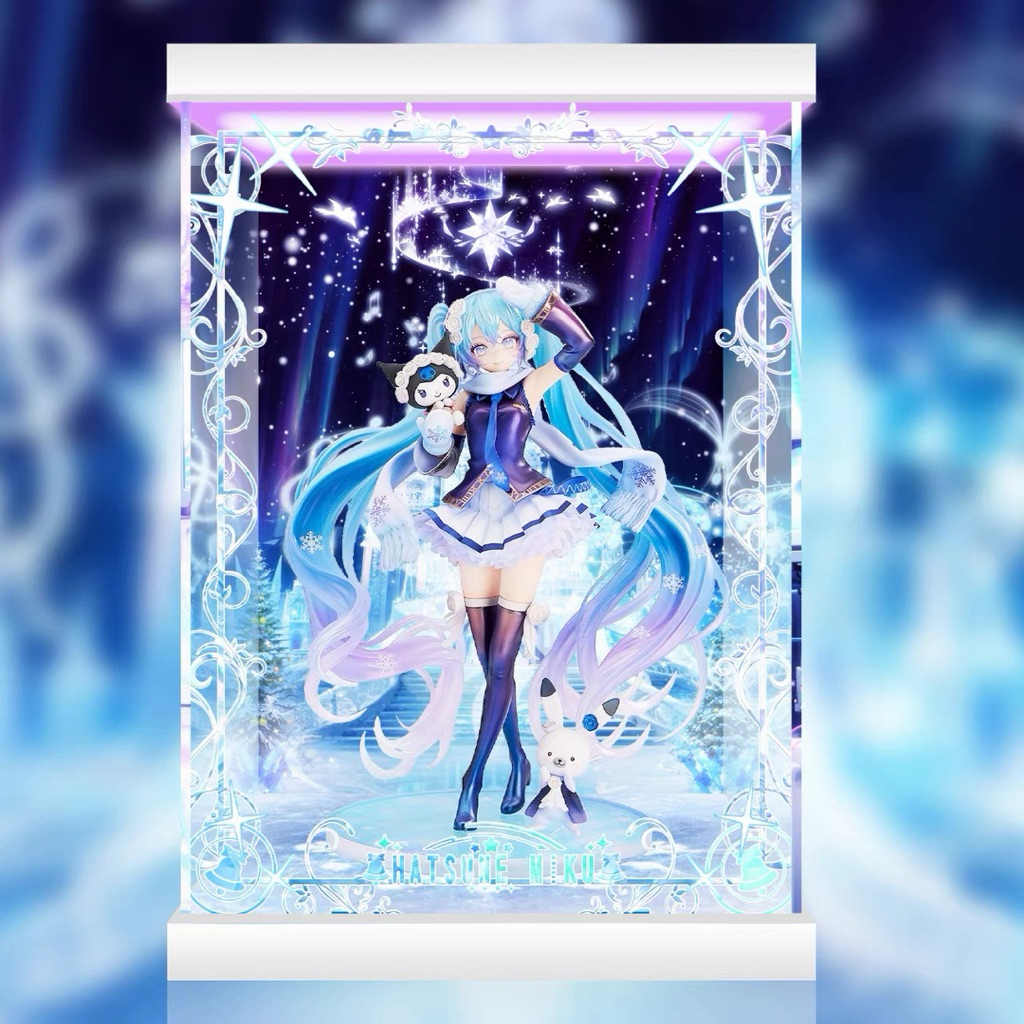 《Yao 挖寶趣》預售下單95折 GSC 初音未來 雪未來×酷洛米 PVC公仔 專用展示盒