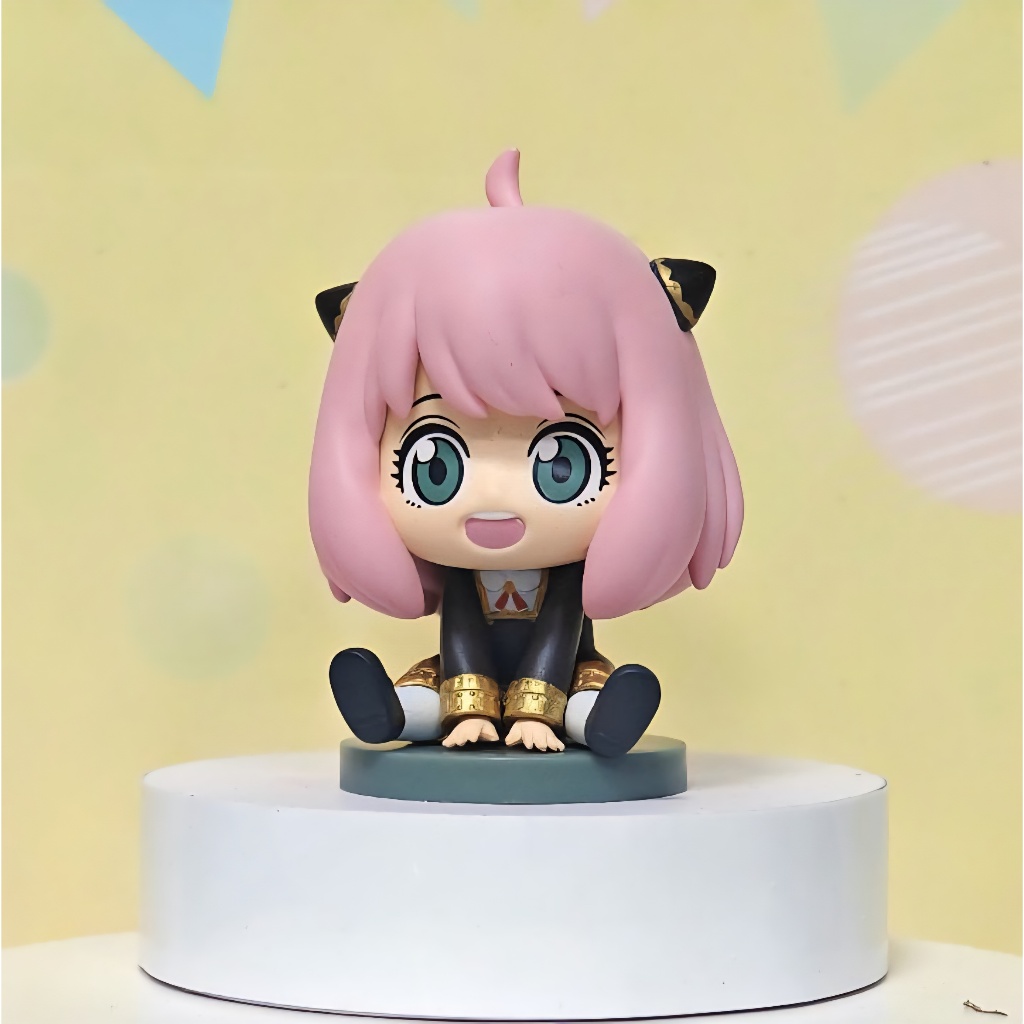 【現貨】間諜家家酒｜安妮雅／洛伊德／約兒／彭德｜超可愛Q版坐姿擺飾｜療癒小物｜交換禮物首選(環保無紙盒包裝)