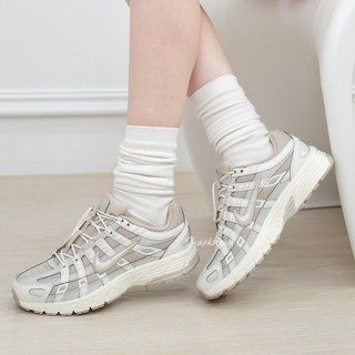 【Sharkhead】現貨 Nike P-6000 奶白 奶茶 奶油色 復古 抽繩鞋帶 骨白 米白 IM5237-100