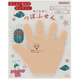 日本 sun-star 穴位造型利貼/ 手心/ 身體 eslite誠品