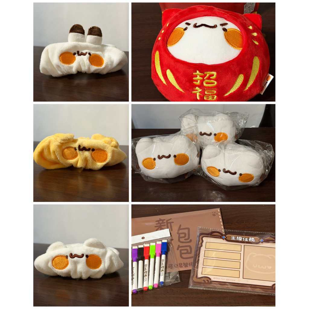 喵喵怪 胸毛公寓 達摩娃衣 造型髮圈 冰箱白板貼 喵喵怪周邊 喵喵怪髮圈 喵喵怪娃衣 喵喵怪素體 喵喵怪娃娃