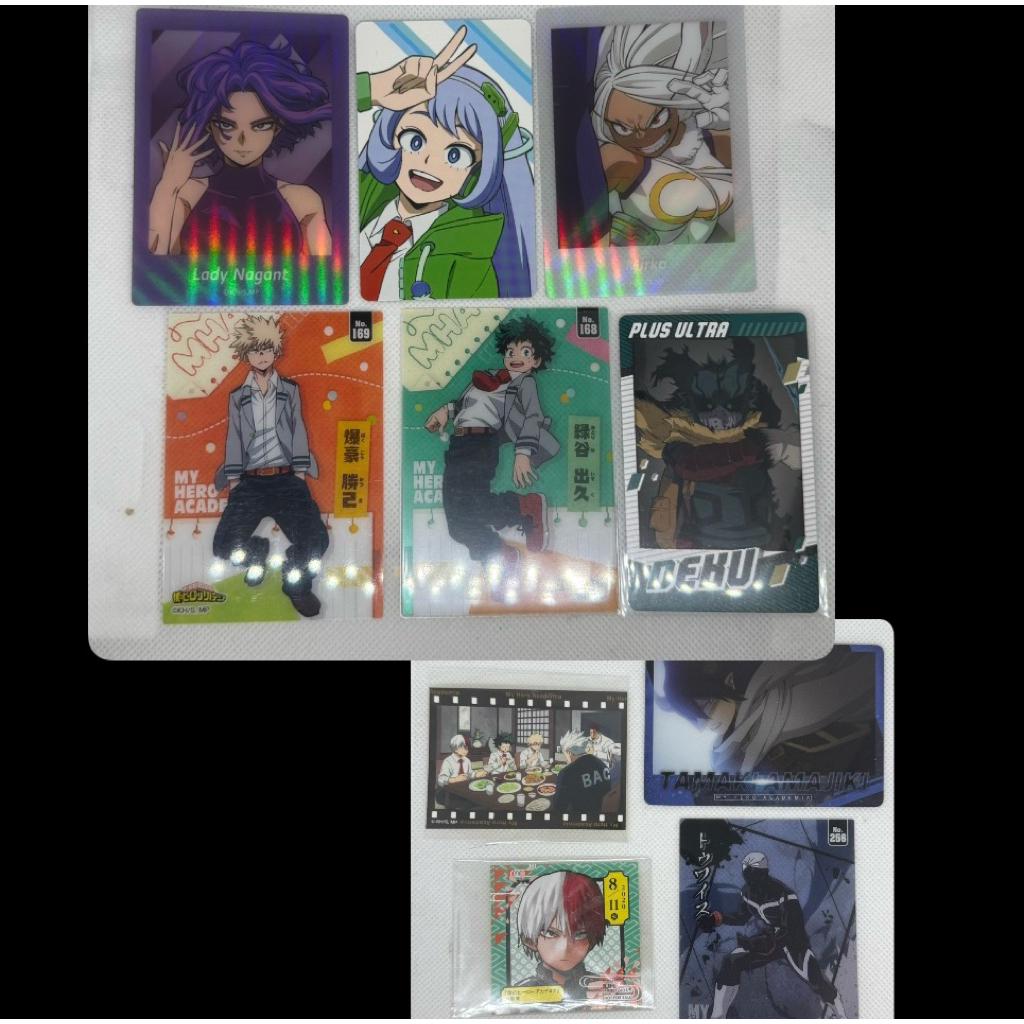 波動 爆豪 綠谷 轟焦凍 小卡 貼紙 我的英雄學院 我英 透卡 餅卡 爆豪勝己 綠谷出久 轟焦凍 米科爾