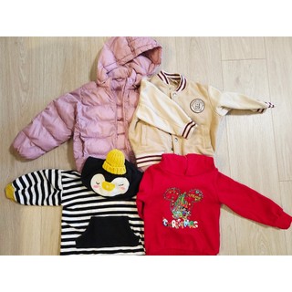 幼兒冬季上衣外套 4-5歲100-110cm MontBell Uniqlo MUJI QUECHUA Lativ 二手
