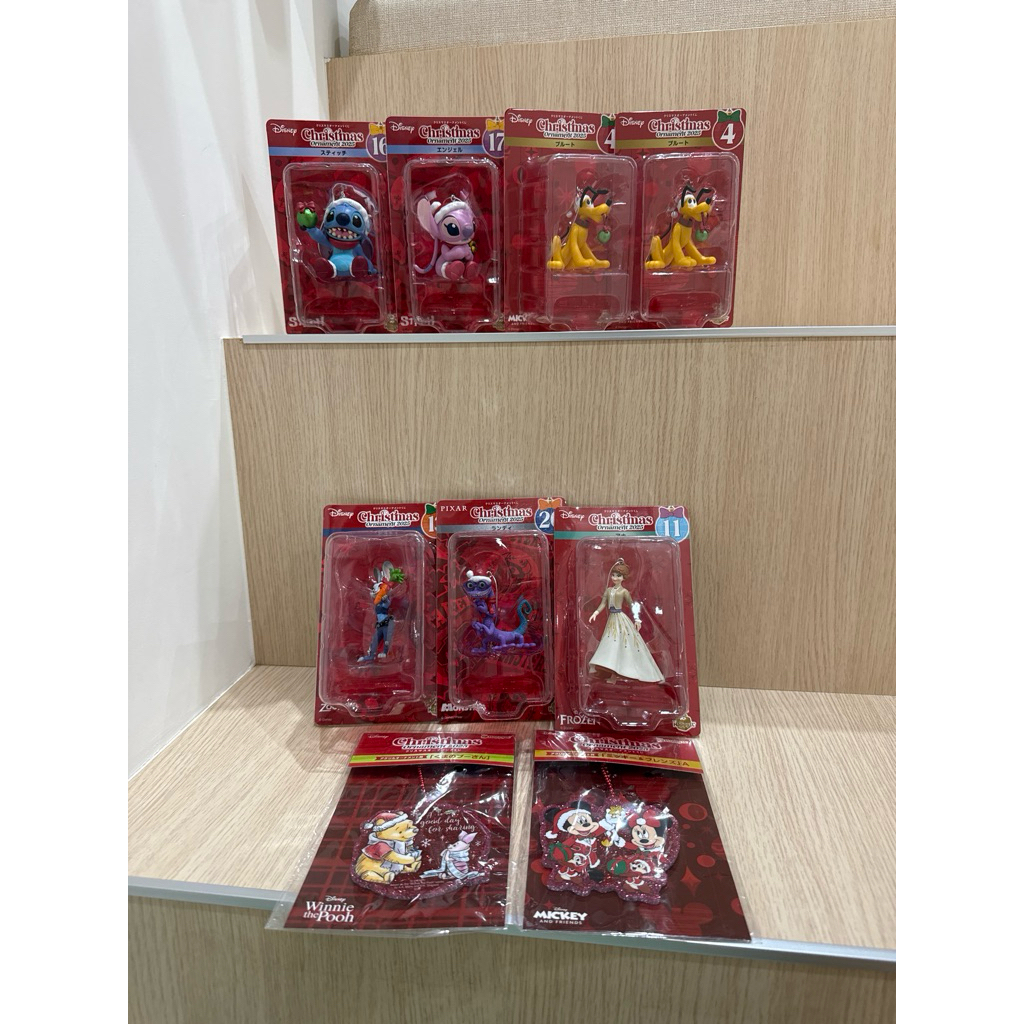 2025迪士尼聖誕節一番賞 史迪奇 安琪拉 布魯托 朱迪 藍道 安娜 米奇 米妮 奇奇蒂蒂 小熊維尼 小豬