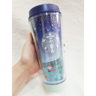 在台現貨｜韓國 STARBUCKS 星巴克 聖誕節 限定 交換禮物 LED燈 隨行杯（355ml）