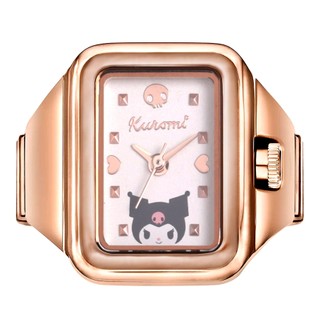 【HELLO KITTY】酷洛米 可愛俏皮戒指錶 玫瑰金 LK713LRWI-A