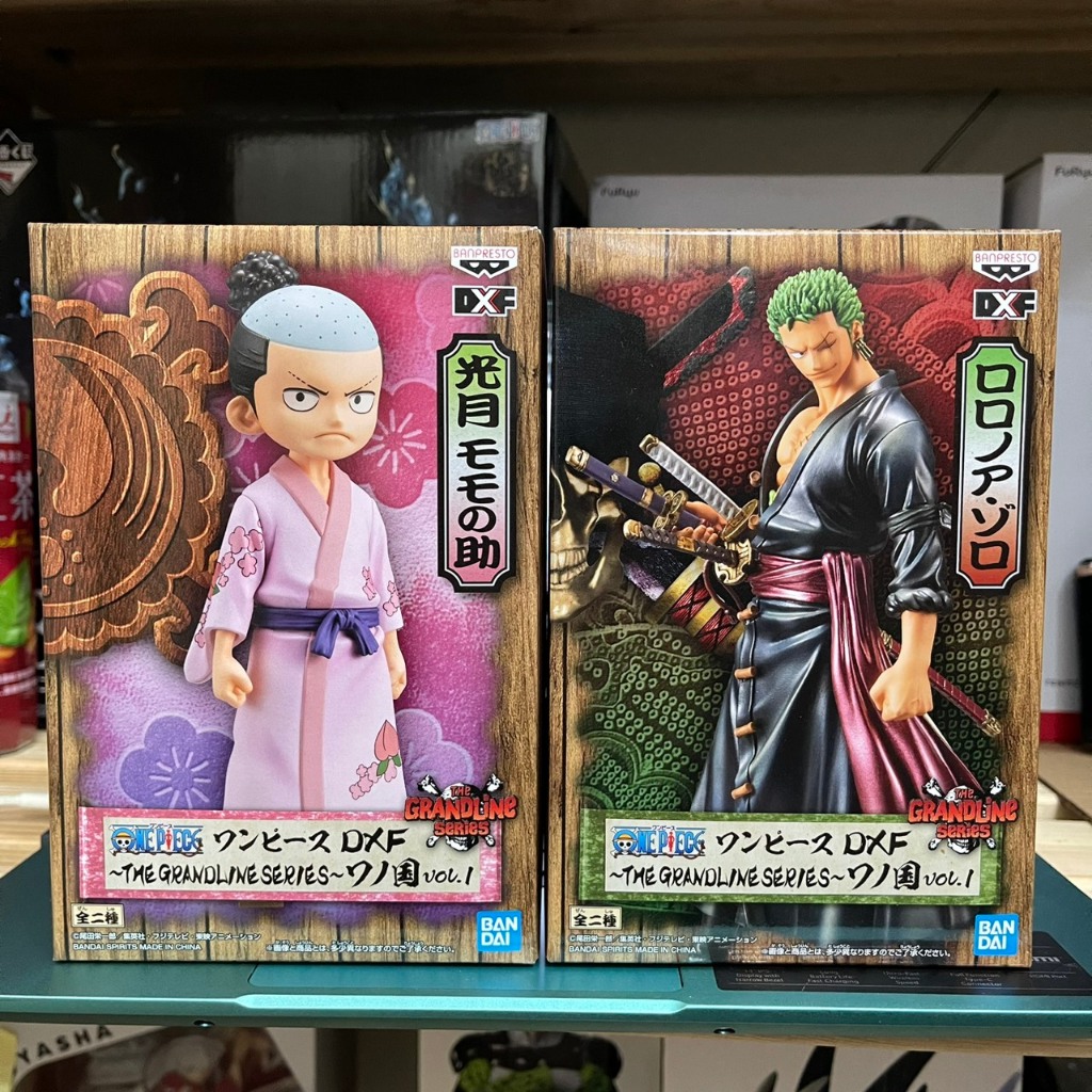 【模販先生】現貨 日版 金證 BP DXF 海賊王/航海王 和之國 vol.1 A:光月桃之助 B:索隆 景品 公仔