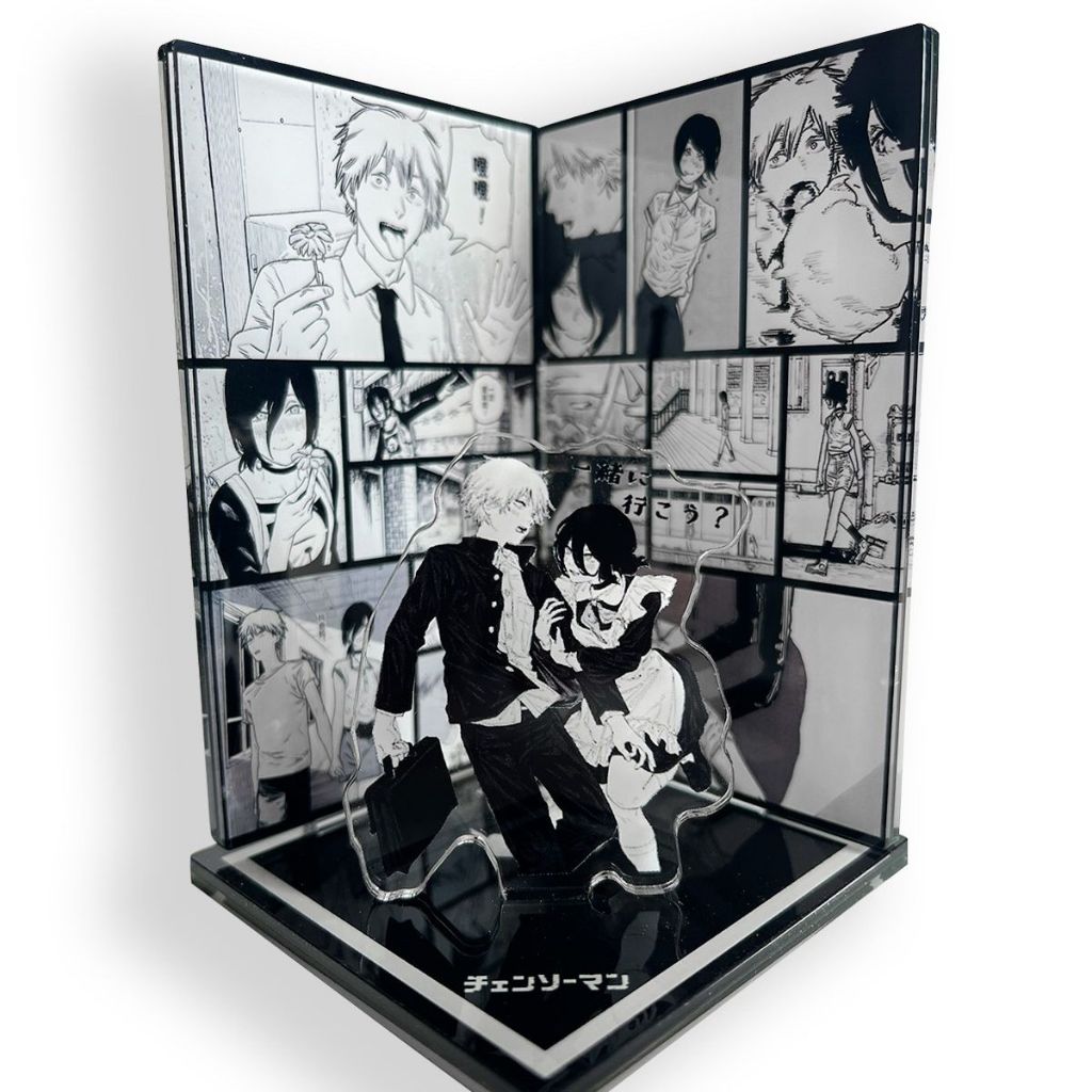 桃園出貨+免運🌼「鏈鋸人蕾潔篇」壓克力場景立牌💣️動漫週邊 電次 蕾潔 桌上型擺飾高顏值