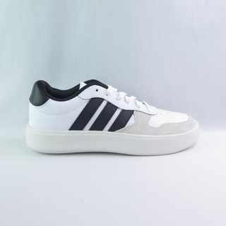 ADIDAS JS3875 Litecourt 男 運動鞋 休閒鞋 小白鞋 板鞋 白/黑 大尺碼【iSport愛運動】