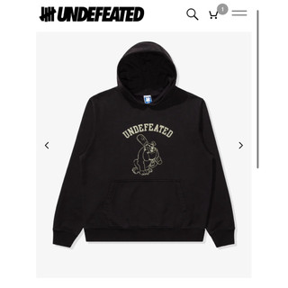 UNDEFEATED BULLDOG PULLOVER HOOD連帽長袖T恤 帽T潮流正品代購 柵欄五道槓25AW