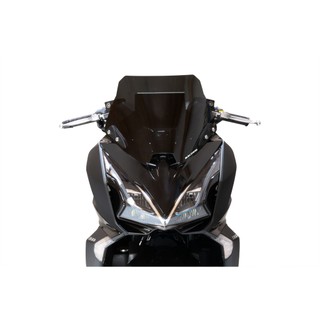 義大利 MALOSSI 墨色短風鏡 KYMCO DOWNTOWN GT 350 專用 長 42 x 高 40