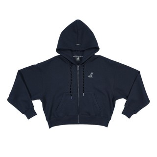 KANGOL 外套 深藍 經典 刷毛 連帽外套 女 6552140380