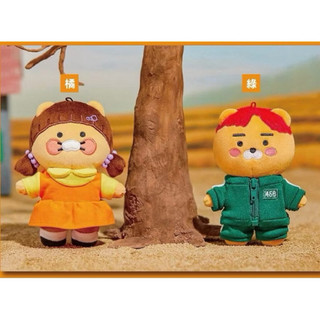 現貨 韓國 kakao friends 萊恩 春植 魷魚遊戲 英熙 鑰匙圈 吊飾 娃娃 發光 Netflix 聖誕禮物