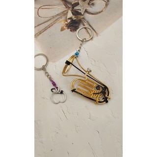 鋁線折字【鋁飾不爽】上低音號 tuba（不含字） 鋁線樂器 樂器 姓名吊飾 鐵線折字 鐵線折字/客製/手工/鋁線/折字