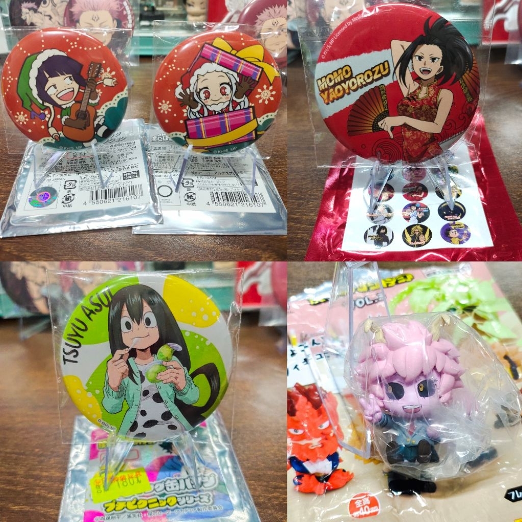 全新 現貨 正版 日版 我的英雄學院 耳郎 響香 八百萬 百 壞理 梅雨 蛙吹 中國服 聖誕 吃冰 徽章 公仔 泡澡球