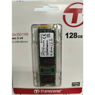 Transcend 創見128GB MTE110S M.2 2280 PCIe Gen3x4 SSD固態硬碟