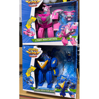 *妮妮小舖*快速出貨 🌟全新正版 盒損 Super Wings S7 超級飛行員 傑洛米 蒂蒂 變形機器人賽車組