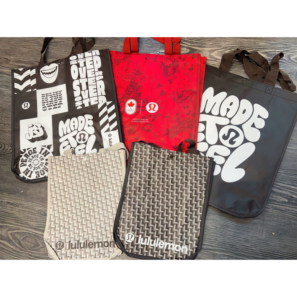 《限量販售》🍋lululemon正品🍋最新 季節限定款🏷️購物袋 🛍️現貨限量 🌈