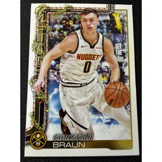 金塊 2025-26 Topps Holiday Christian Braun #H79