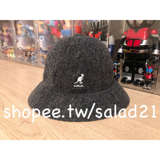 正品現貨 KANGOL Wool Casual 袋鼠帽 鐘型帽 漁夫帽 毛帽 毛呢帽 秋冬 適合一般或頭小戴 二手近全新