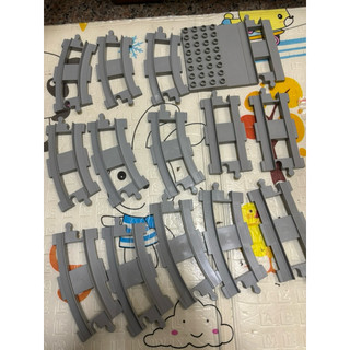 二手🌍LEGO 火車 軌道交通配件 軌道 LEGO 大顆粒