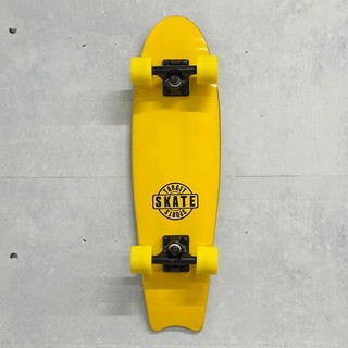 TARGET SPORTS SKATE圓形LOGO 印花(黃)滑板 交通滑板 專業滑板