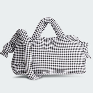 《全新現貨》西班牙 OLEND ONA MINI SOFT BAG 黑色格紋 雲朵包 空氣包 枕頭包 斜背包