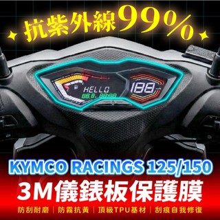 KYMCO RACINGS 雷霆s 125 150 3M犀牛皮儀表板保護貼 高光霧面防刮貼膜 告別太陽紋與白化刮傷