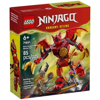LEGO樂高 71851 Ninjago 旋風忍者系列 2601 - 赤地的猛龍機械人戰鬥組