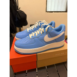 Nike Air Force 1 北卡藍 全新 US9.5 全配 附質感小物